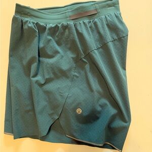 lululemon athletica Teal Perforated Skater Skirt